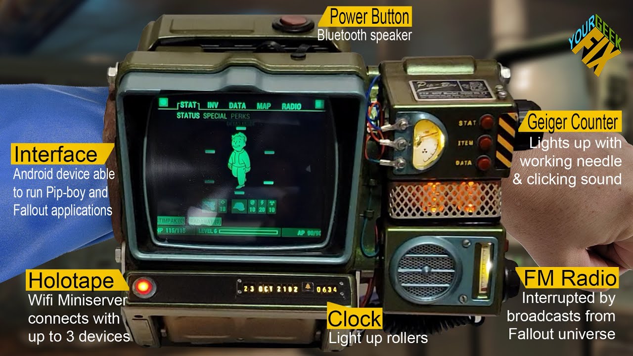 Assembling the Fallout 76 Pip-Boy Kit! - YouTube