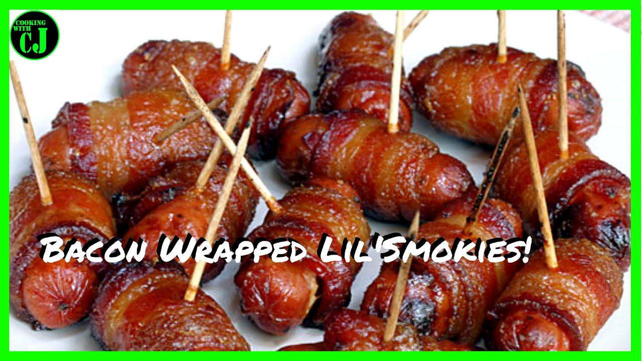 Bacon Wrapped Sweet and Spicy Lil’ Smokies | Party Appetizer