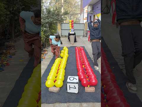 Wonder Balloon Popping Race And Steel Ball Roll Game
