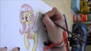 MLP speed drawing - Flutterbat