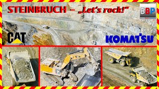 CAT 390F &amp; 2x Komatsu HD605-8E0, Limestone Quarry, 2024. #5 #caterpillar #komatsu