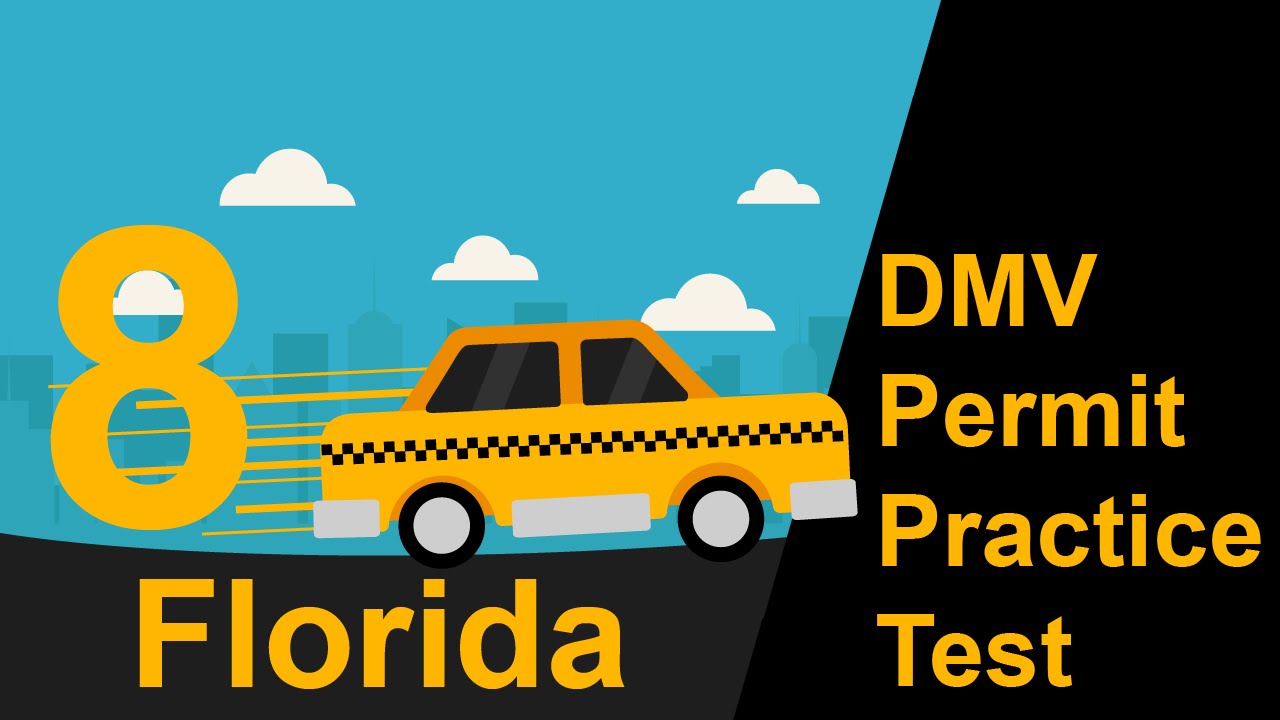 Florida DMV Permit Practice Test 8 2018 YouTube