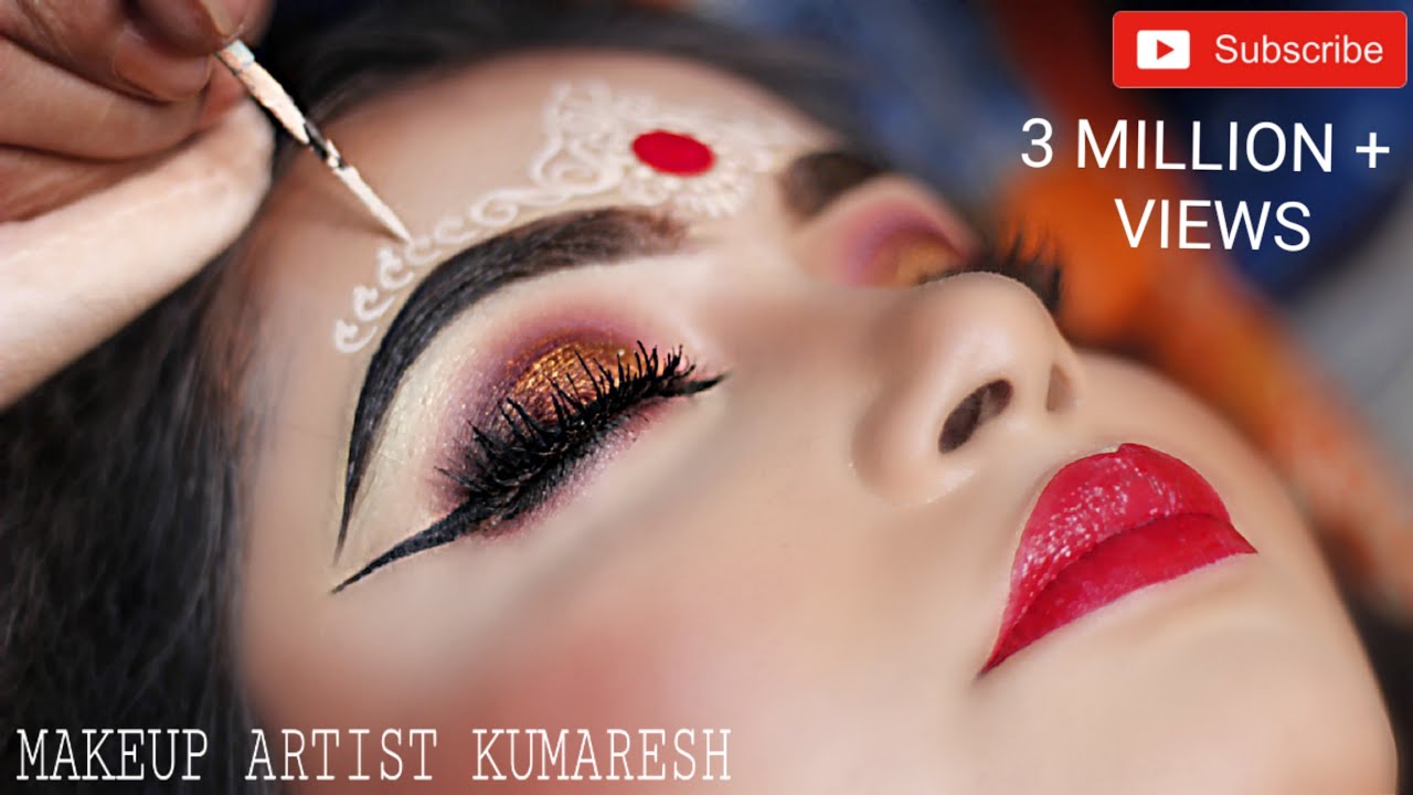 BEST BENGALI BRIDAL MAKEUP HD MAKEUP MAKEUP ARTIST KUMARESH STEP