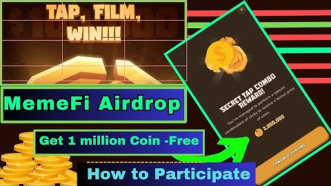 Memefi Tap To Earn | How to use | Memefi 1 million Coins | Memefi daily Combo