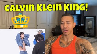 Jung Kook's Calvin Klein Commercial Shoot Sketch (REACTION)