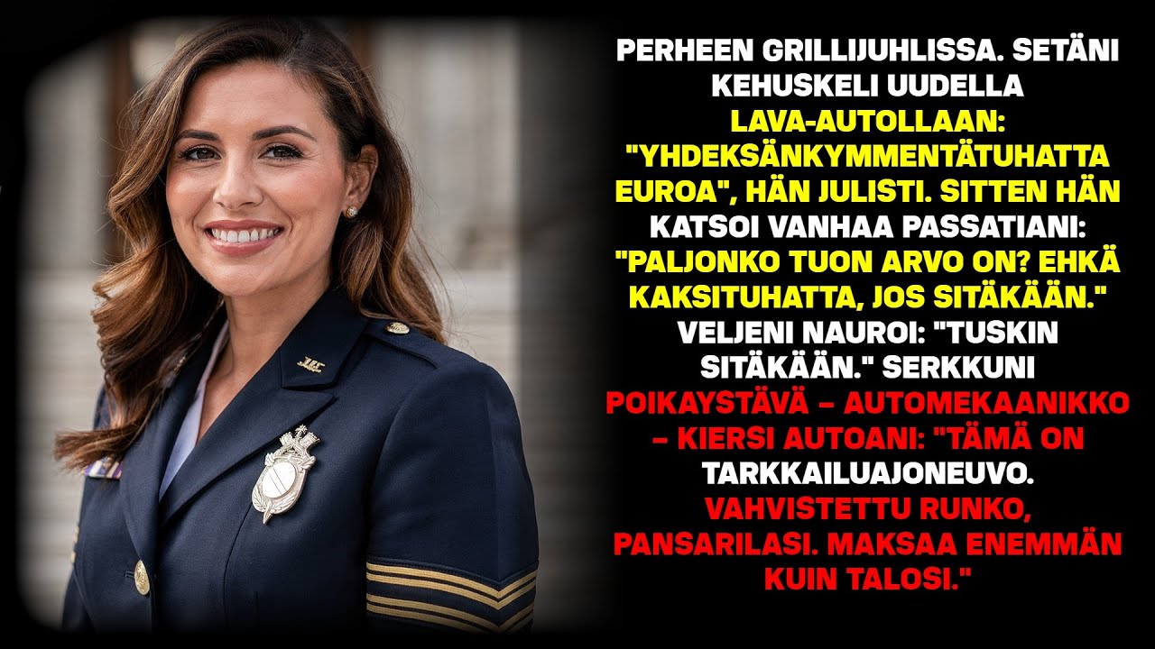 "2 000 € arvoinen?" setäni nauraa – sitten mekaanikko sanoo: "Tämä maksaa enemmän kuin..."