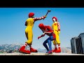 GTA 5 SPIDERMAN vs Ronald McDonald Ragdolls (Euphoria Physics)