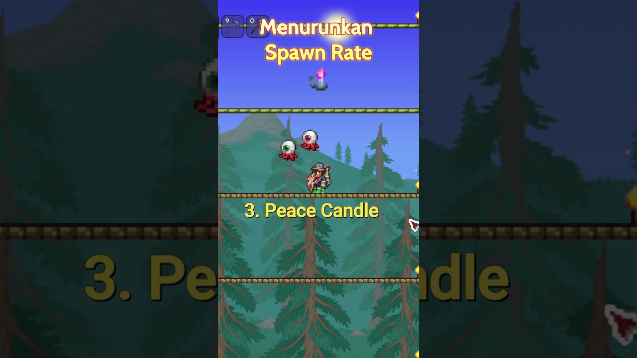 Terraria Indonesia: Menurunkan Spawn Rate Monster 