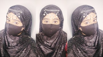 New 2025 Full Coverage Hijab Style With Mask Tutorial For Beginners By Wajeeha Fatima