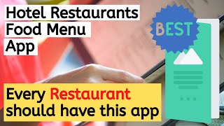 Food Ordering System App for Hotels / Restaurants | Hotel Menu App | Hotel Menu Book | Rappid screenshot 1