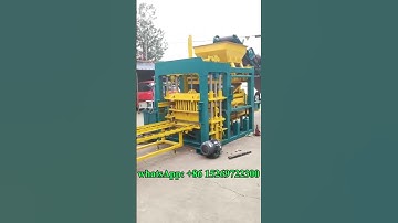 QT4-15 automatic zig zag pavement  brick making machine , building material block production line