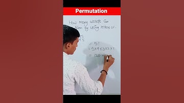 Permutations and combinations | Permutations | Maths Tricks #shorts #maths #permutation #tricks