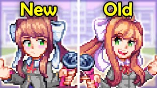 Pixel Monika: New VS Old | FNF DDTO