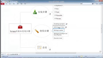 Python网络爬虫实战 Scrapy Python网络爬虫实战 Scrapy 3 scrapy的基本使用步骤 mp4