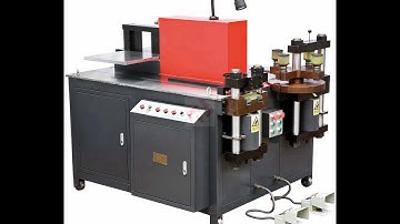 Copper bus bar punching/bending/shearing machine(máquina de procesamiento de busbar)