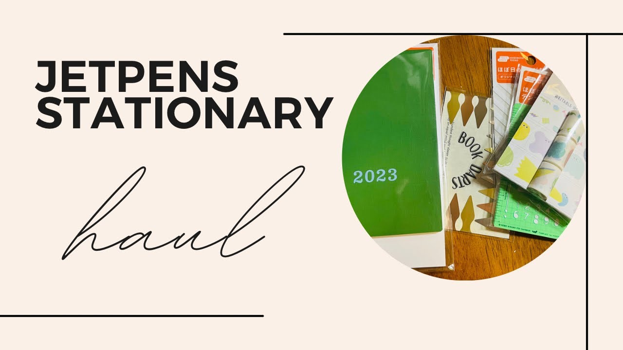 JetPens Stationary Haul YouTube