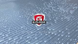 G-Floor Ribbed Durable and Waterproof Garage and Universal Flooring in Slate Grey