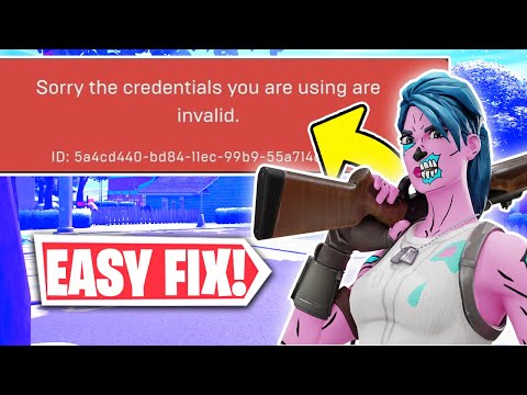 How to Fix sorry the credentials you are using are invalid Epic games Launcher ( 2022)