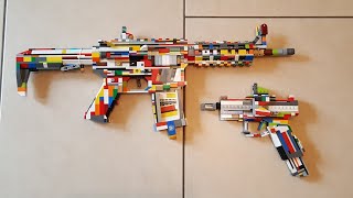 Lego M4 with blowback and Glock 23!