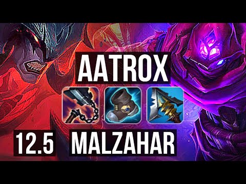 AATROX vs MALZAHAR (MID) | 18/2/4, 800+ games, Legendary, 800K mastery | NA Diamond | 12.5