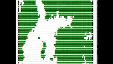 Burning Trees: a cellular automaton