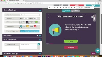 Exit intent popup - This is how you create your own (for free)