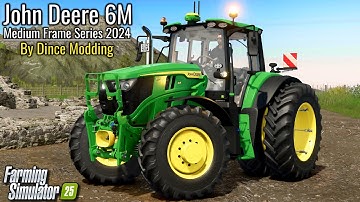 John Deere 6M MF 2024 (by Dince Modding) | Farming Simulator 25