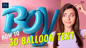 Create 3D Balloon Text in Minutes  | Adobe Firefly Tutorial 🎈