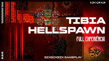 TIBIA - Hellspawn Hunting Solo - Elite Knight level 150 +