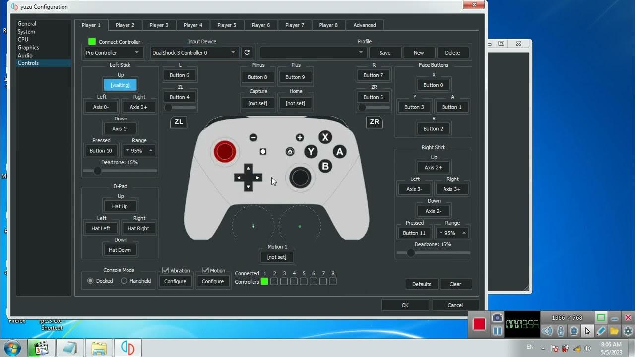 yuzu controller اعدادات دراعات محاكي yuzu YouTube
