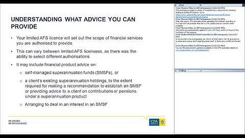 Limited Australian Financial Services licenses: Your compliance obligations | CPA Australia webinar