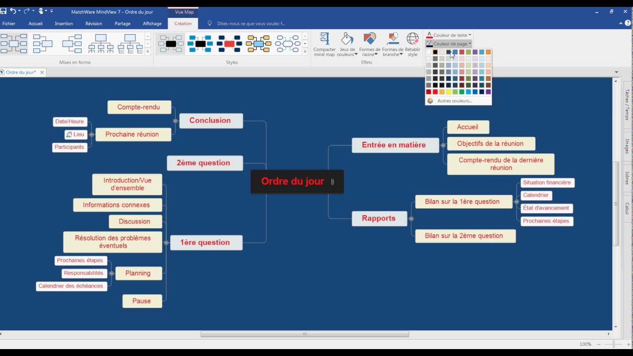 Personnalisation De La Mindmap Youtube