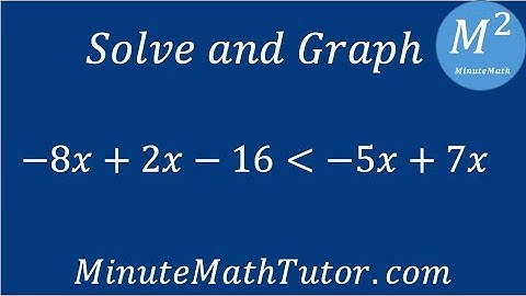 Solve and graph -8x+2x-16‹-5x+7x