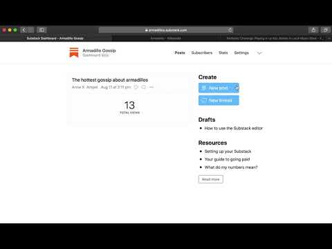 How to publish a post on Substack