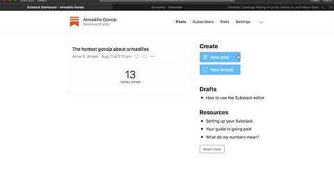 How to publish a post on Substack