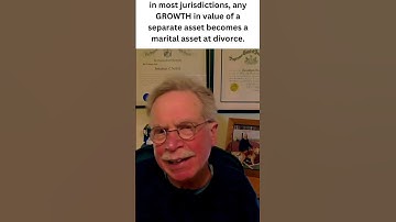 DIVORCE LAWYER: Protect the GROWTH in your premarital assets. #divorce  #shorts