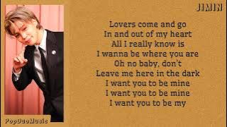 JIMIN - Be Mine (English Version) Lyrics | PopDuoMusic