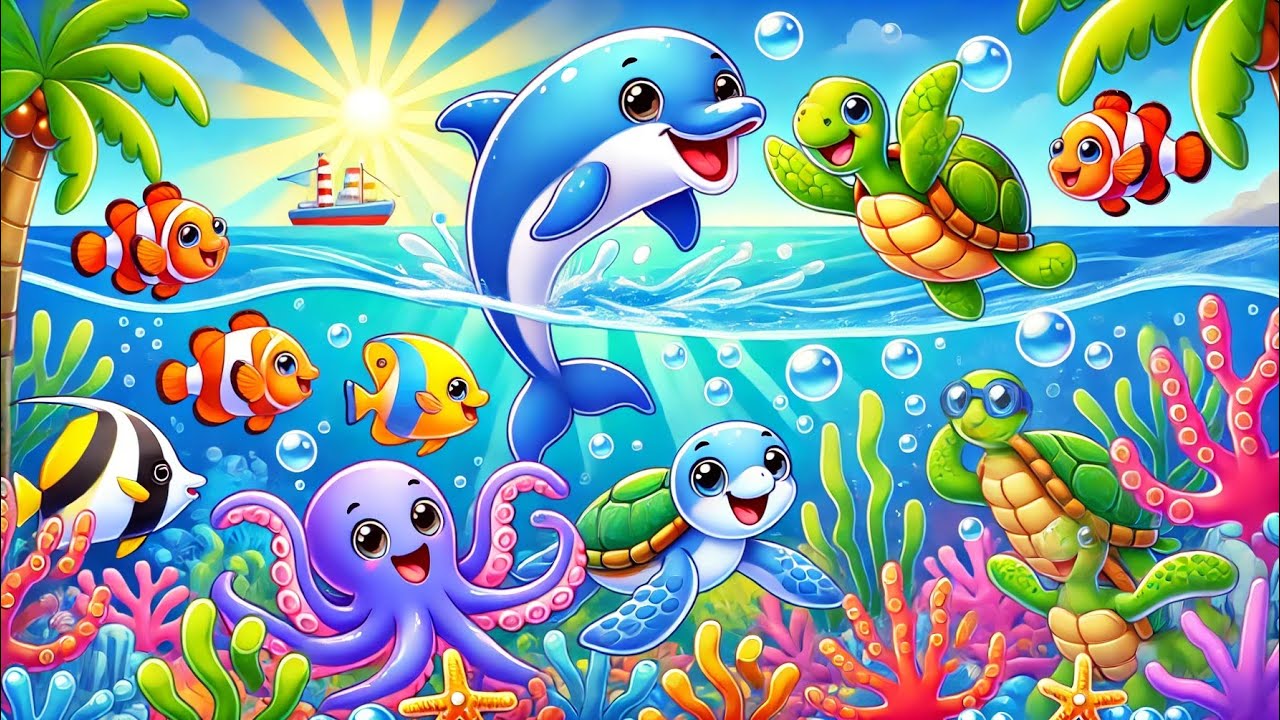 Underwater Adventure! 🐠🌊 Meet Amazing Sea Animals for Kids | Fun ...