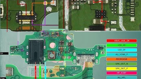 Infinix Hot 8 X650 charging digram lines borneo schematic 