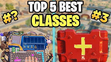 TOP 5 BEST CLASSES IN COD MOBILE BATTLE ROYALE | SEASON 5 |