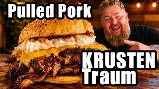 Reste-Knaller: Der beste Pulled Pork Smash Burger von der Plancha!