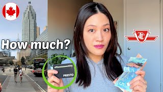 This is how much I spend on transportation in Toronto Canada | Living in Canada