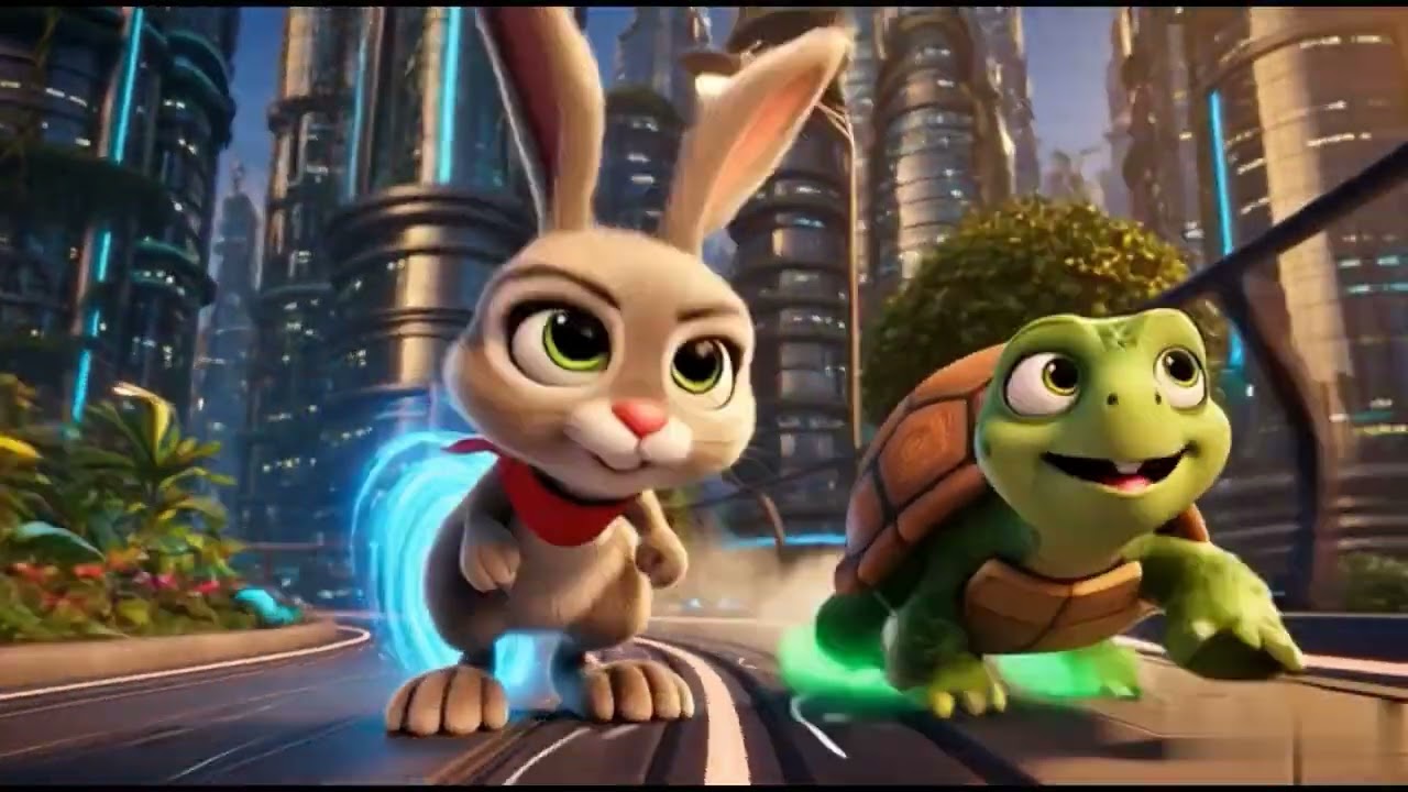 Khargosh Aur Kachhua Ki Modern Kahani 🐰🐢 | Race 2.0 | Gen Z Moral Story for Kids