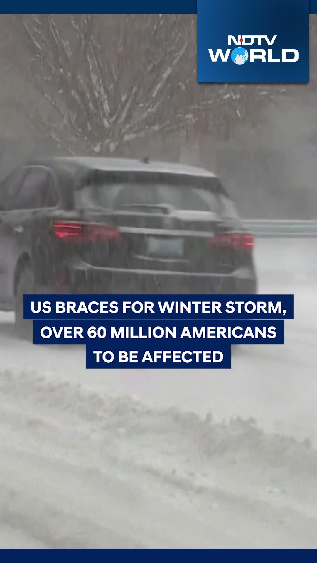 US Winter Storm | Severe Winter Storm Hits Central US, Affects Over 60 Million Americans