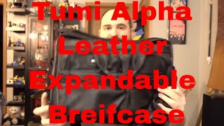 Tumi Alpha Leather Expandable Breifcase - Review