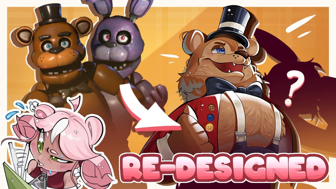 FREDDY FAZBEAR WEARING PANTS?! | FNaF 1 Characters Redesigned [Part 1]