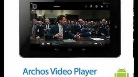 Video playback with Archos Video Player