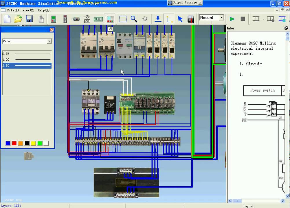 Swansoft Electric Simulation: Siemens CNC Machine Connection Debug