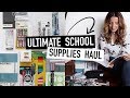 SCHOOL SUPPLY HAUL for BACK-TO-SCHOOL | best stationery for university + college