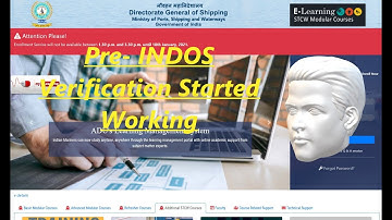 Started Working Upload Photo Pre-INDOS Verification- INDOS Photo not Proper or Uploaded DG Shipping